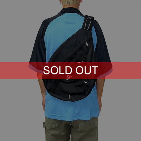 【USED】00'S ADIDAS ONE SHOULDER BODY BAG BLACK