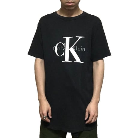 【USED】90'S CALVIN KLEIN "CK" LOGO T-SHIRT