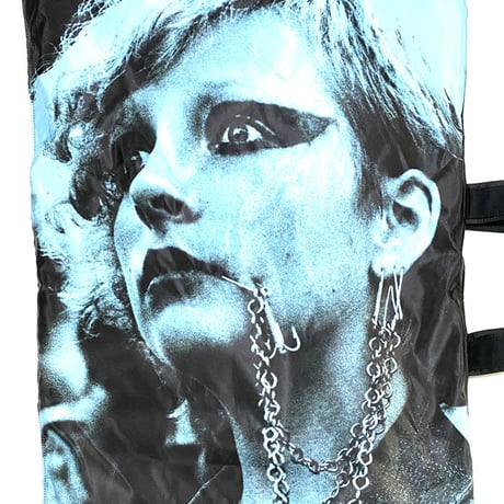 【USED】RAF SIMONS × EASTPAK PUNK POSTER BIG TOTE BAG