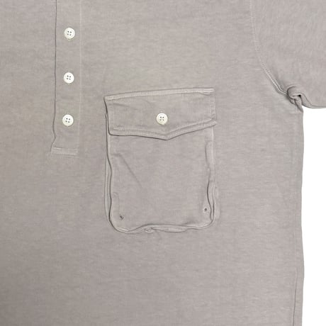 【DEAD STOCK】90's ISSEY MIYAKE 3D Pocket Henley Neck T-Shirt