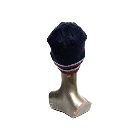 【USED】90's ROXY Logo Embroidered Wool Blend Knit Beanie Made in Australia