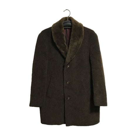 【USED】VINTAGE SHAWL COLLAR WOOL COAT