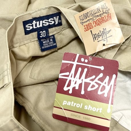 【DEAD STOCK】90'S STUSSY CHINO CARGO SHORTS