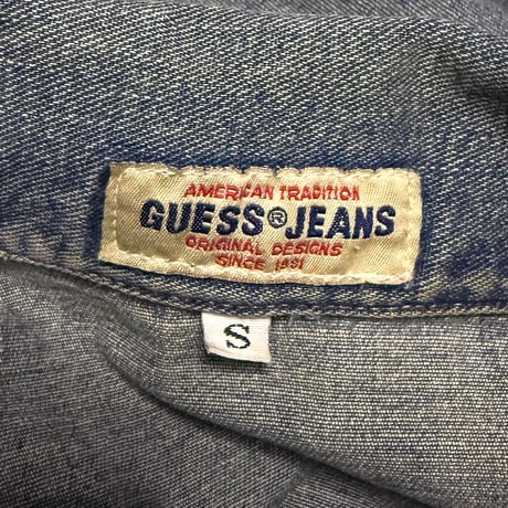 【USED】90's GUESS JEANS 91-B Inspired Denim Work Jacket