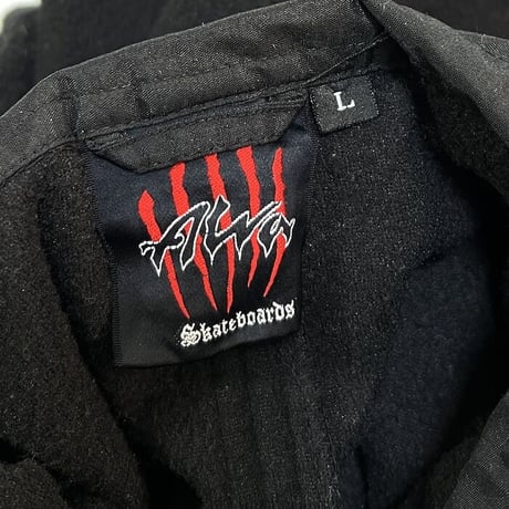 【USED】90'S ALVA SKATEBOARDS SWITCHING FLEECE SHIRT JACKET