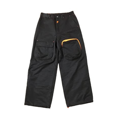 【USED】90'S W&LT SOLID POCKET BUGGY PANTS