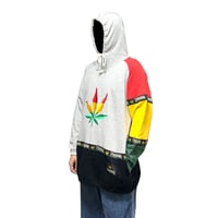 【USED】90'S MARIHUANA ASYMMETRY DESIGN PARKA