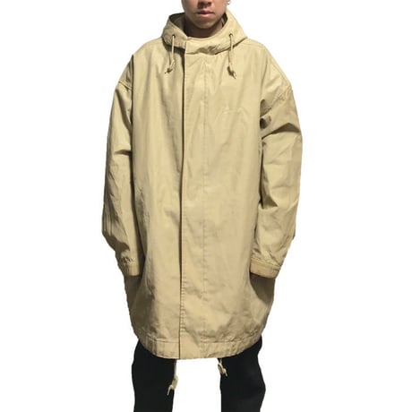 【USED】EDDIE BAUER OVERSIZED RIP-STOP HOODED JACKET