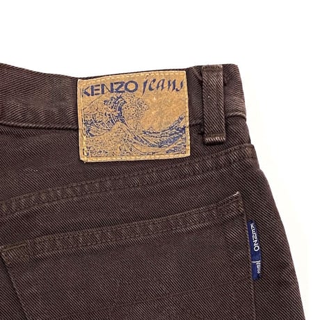 【USED】90'S KENZO JEANS HOKUSAI WAVE PANTS