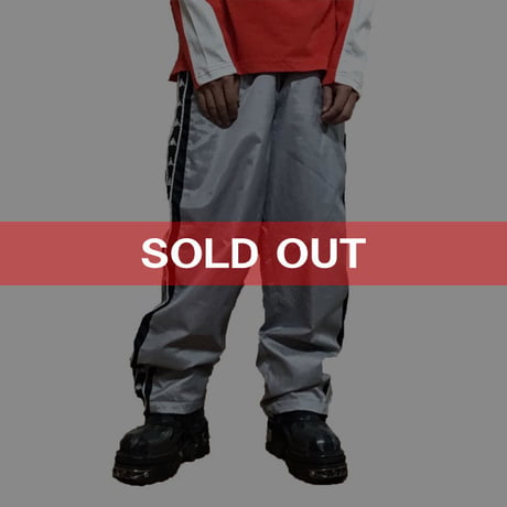 【USED】90'S KAPPA TRACK PANTS SILVER