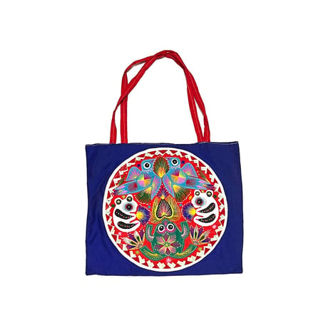 【USED】80's Bai Jia Bei EMBROIDERED TOTE BAG