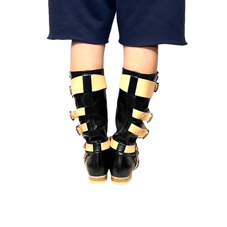 【USED】00's Vivienne Westwood PIRATES BOOTS BLACK