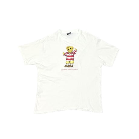 【USED】90'S POLO BY RALPH LAUREN POLO BEAR T-SHIRT