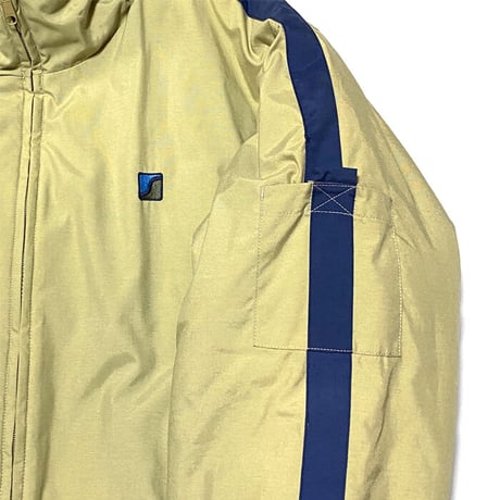 【USED】90'S-00'S STUSSY OUTDOOR PADDED NYLON JACKET BEIGE