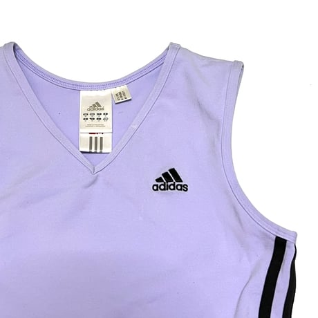 【USED】00's adidas TANK TOP LIGHT PURPLE