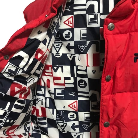 【USED】90'S FILA DOWN VEST