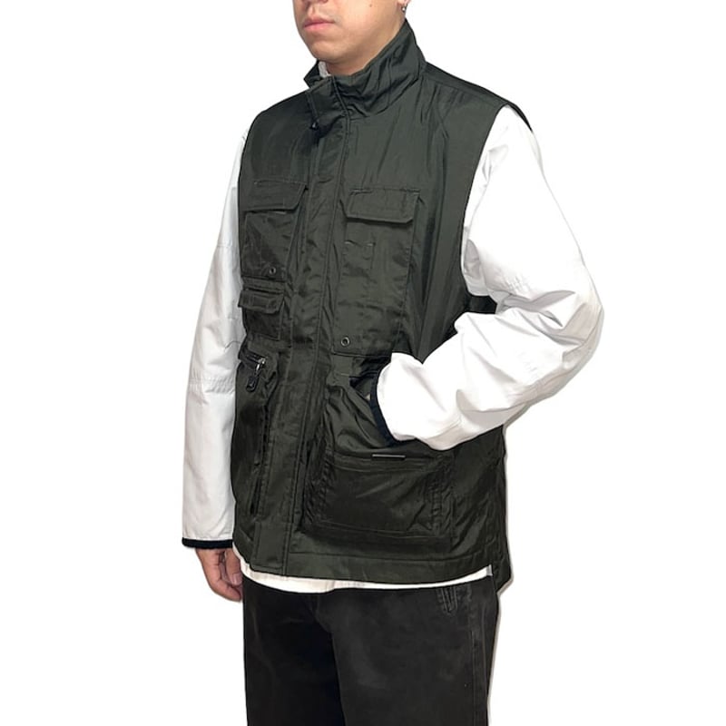 USED】90's OLD GAP TACTICAL NYLON VEST KHAKI | USED】90's OLD GAP TACTICAL NYLON VEST KHAKI |