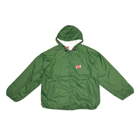 【USED】90's Shorty’s Hooded Coach Jacket Green Made in USA