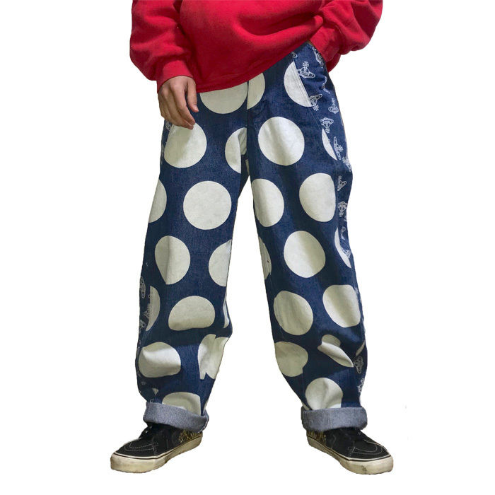 USED】80'S VIVIENNE WESTWOOD ORB × SPOT DENIM P