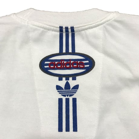 【USED】90'S  ADIDAS 3-STRIPE & TREFOIL T-SHIRT