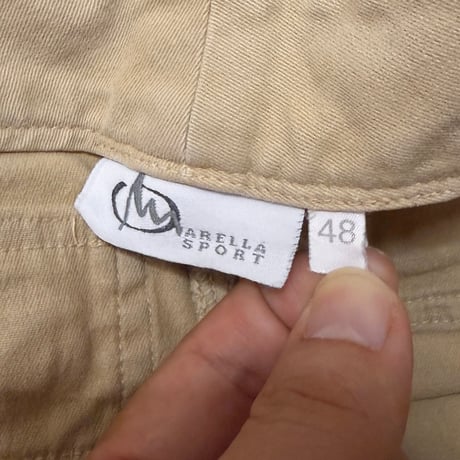 【USED】00's MARELLA SPORT 7-ZIP POCKET WORK PANTS