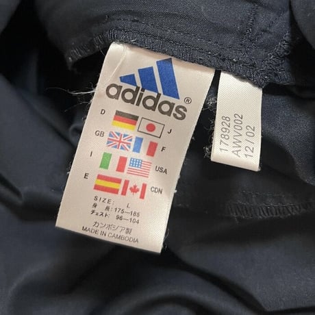 【USED】00'S ADIDAS CLIMA SHELL S/S HALF-ZIP PULLOVER JACKET