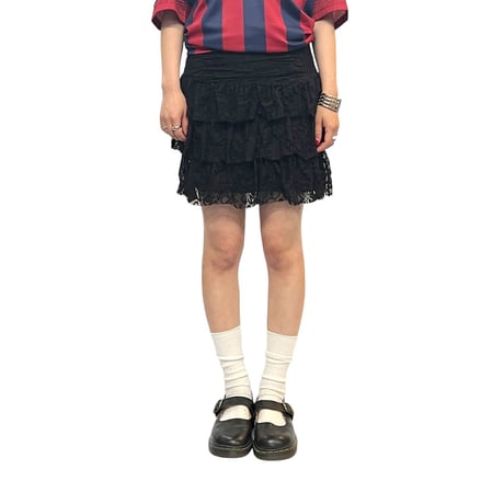 【USED】00's MORGAN 2-WAY BARE TOP TUNIC DRESS SKIRT