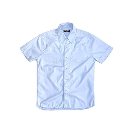 【USED】90'S THIERRY MUGLER OPEN COLLAR S/S SHIRT
