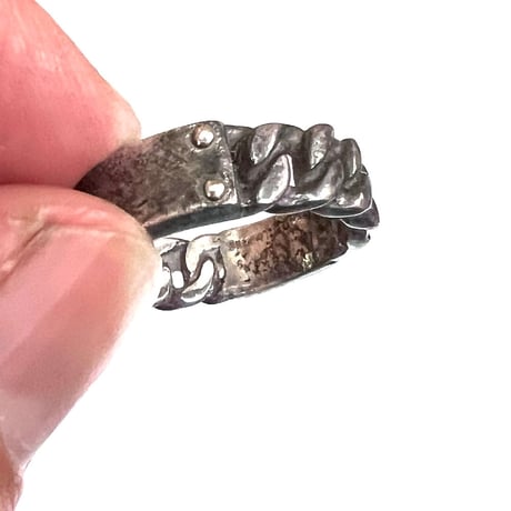 【USED】Vintage SILVER ID RING