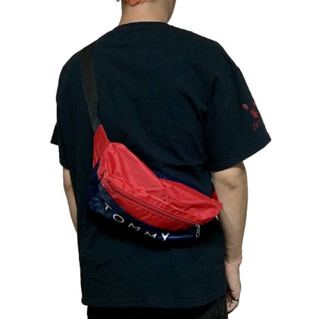【USED】90S TOMMY HILFIGER BELT BAG