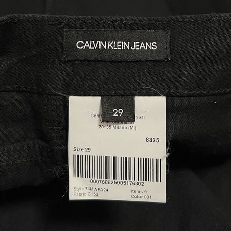 【USED】CALVIN KLEIN 205W39NYC HIGH RISE BLACK JEANS