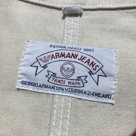 【USED】90'S ARMANI JEANS COVERALL JACKET