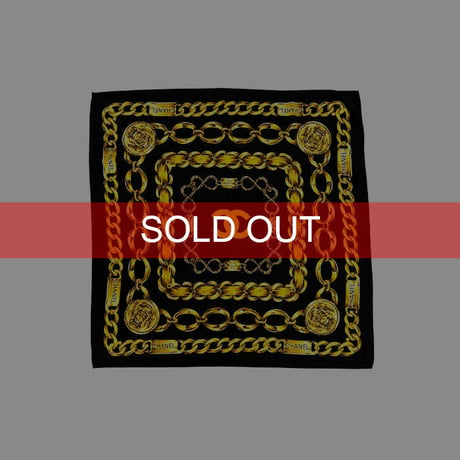 【USED】VINTAGE BOOTLEG CHANEL SCARF