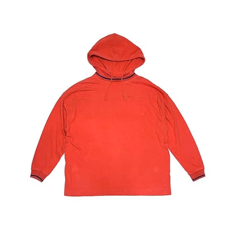 【USED】90'S OLD GAP ATTACHED HOOD L/S TOP ORANGE