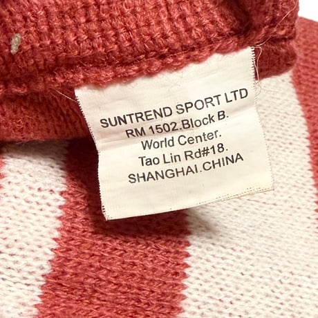 【USED】90's-00's KARATE KNIT MUFFLER