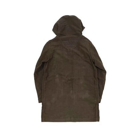 【USED】EARLY 00'S HELMUT LANG MOLESKIN HOODED COAT