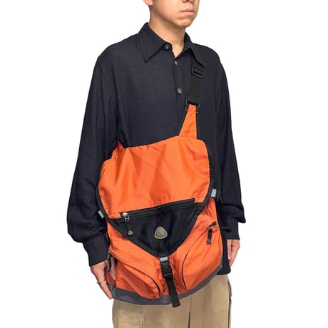 【USED】90's-00's NIKE ACG Utility Shoulder Bag Orange with Dual Tactical Pocket
