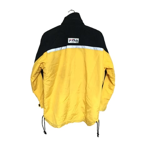 【USED】90'S FILA SKI JACKET YELLOW