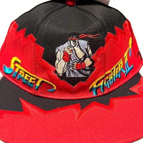 【DEAD STOCK】1996 VEGA × Street Fighter II “Ryu”③ Snapback Cap Made for Italy