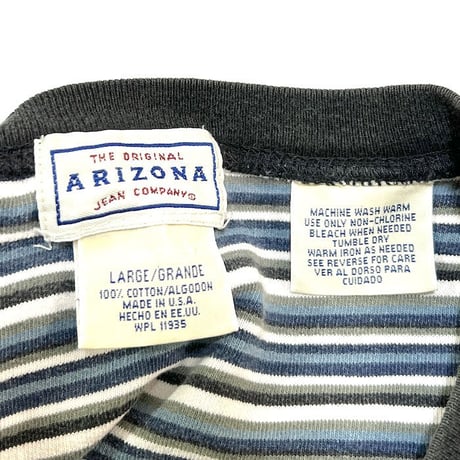 【USED】90'S-00'S ZONZ INSIDE OUT BORDER T-SHIRT