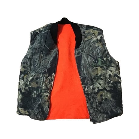 【USED】90'S REVERSIBLE REAL CAMO VEST