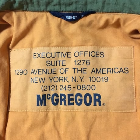 【USED】80'S MCGREGOR BOMBER BLOUSON