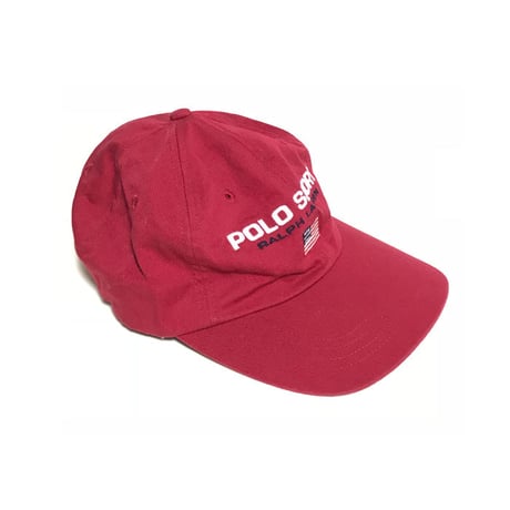 【USED】90'S POLO SPORT EMBROIDERY CAP