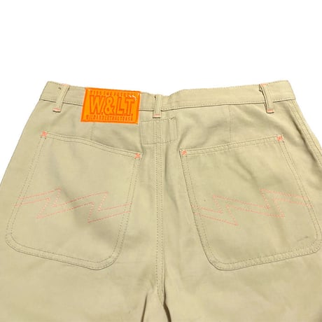 【USED】90'S W.&L.T. KNEE POCKET TROUSERS