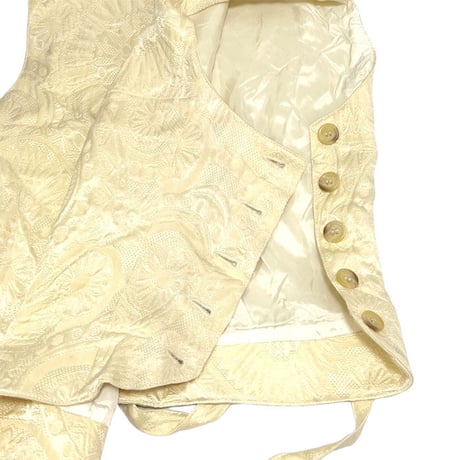 【USED】00'S ANN DEMEULEMEESTER JACQUARD VEST