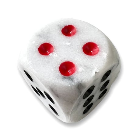 【USED】70'S BIG MARBLE DICE