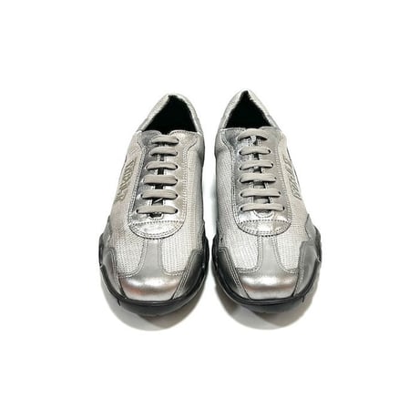 【DEAD STOCK】90'S W.&L.T. DRIVING SNEAKERS METALLIC SILVER