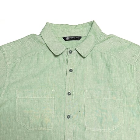 【USED】00's ARC'TERYX S/S STRIPE SHIRT