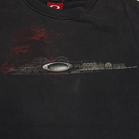 【USED】00's OAKLEY CYBERPUNK T-SHIRT
