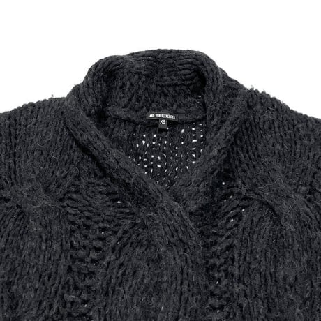【USED】00'S ANN DEMEULEMEESTER WOOL × ALPACA LOW GUAGE KNIT